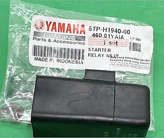 YAMAHA STARTER RELAY 5TP-H1940-00 LC135 V1-V8 / Y15 / Y16 / R15 V3 / MT15 SRL115 / SRL115 FI / SRL11