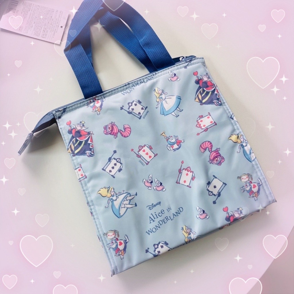 พร้อมส่ง กระเป๋าเก็บอุณหภูมิ Alice in Wonderland แท้ กระเป๋ากล่องข้าว Lunch Bag กระเป๋าปิกนิก Picnic 04167