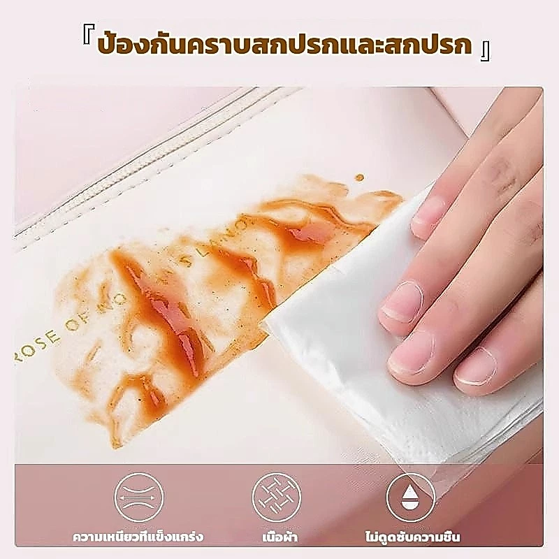 กระเป๋าเครื่องสำอางค์ PU ดีไซน์คลาสสิก กระเป๋าจัดระเบียบ พกพาง่าย ความจุใหญ่ กันน้ำ มีหลายสี thumbnail 7