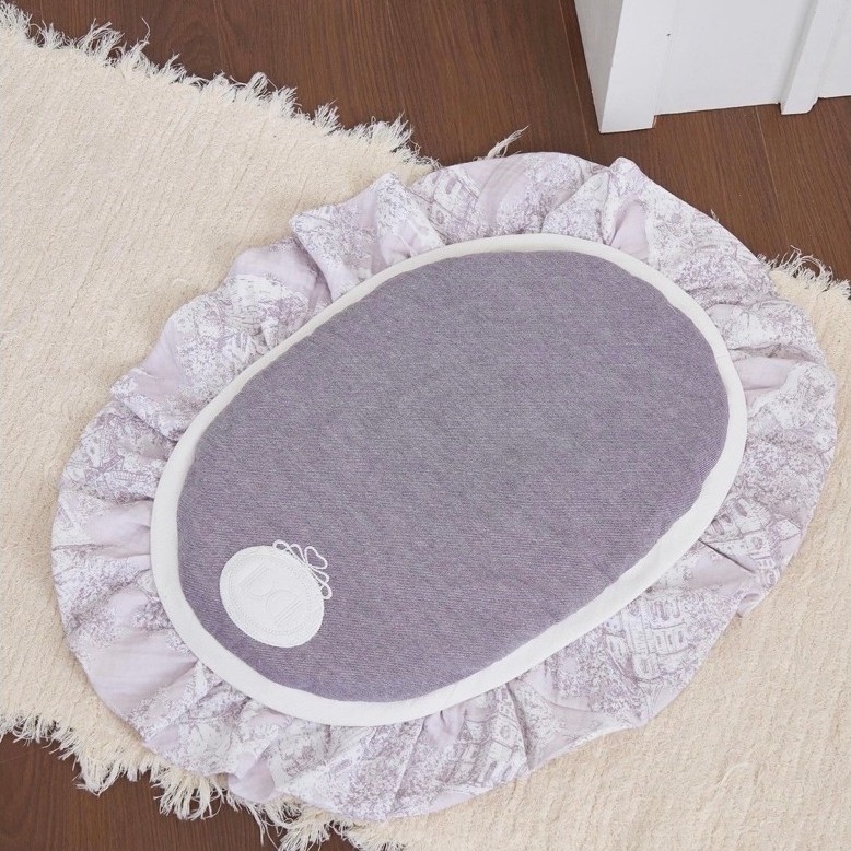 | ของแท้ 100%| Design For Dog : ผ้ารองสัตว์เลี้ยง เบาะ สัตว์เลี้ยง นำเข้าจากเกาหลี : สีPurple
