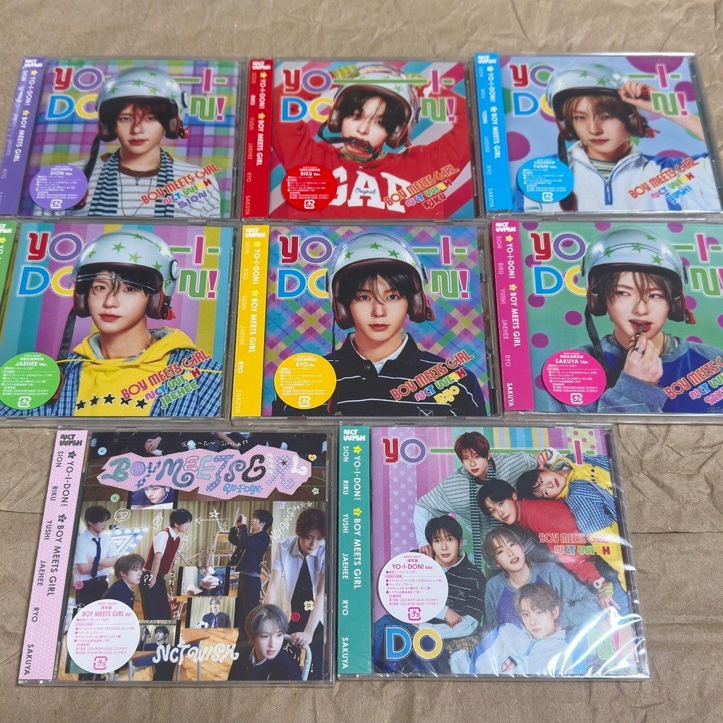 พร้อมส่ง อัลบั้ม NCT WISH Japan Double A-Side Single YO I DON / BOY MEETS GIRL ชิอน ริคุ ยูชิ แจฮี เรียว ซาคุยะ