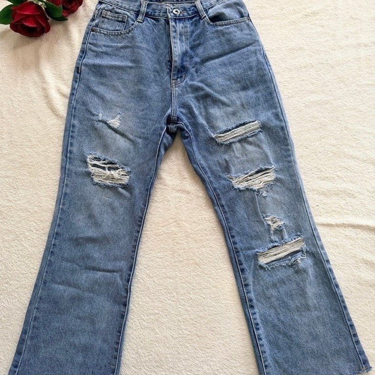 Niyom Jeans กางเกงยีนส์นิยมมือ2 ไซส์M