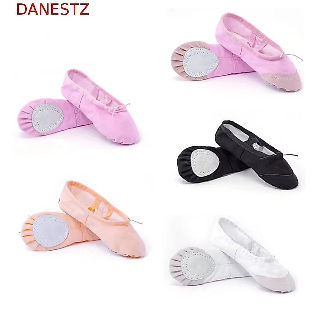 DANESTZ Ballet Dance Shoes, Soft Sole Professional Ballerina Shoes, Training Shoes Non-slip 5 สี Dra