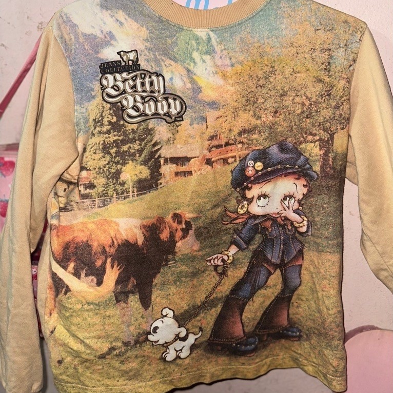 bettyboop vintage y2k style,sizeM
