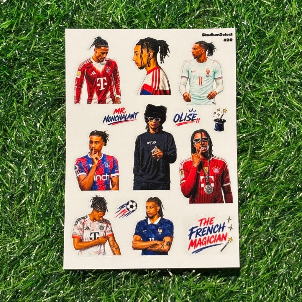 สติกเกอร์แฟนเมด #20 Michael Olise Evolution 🇫🇷⚡️