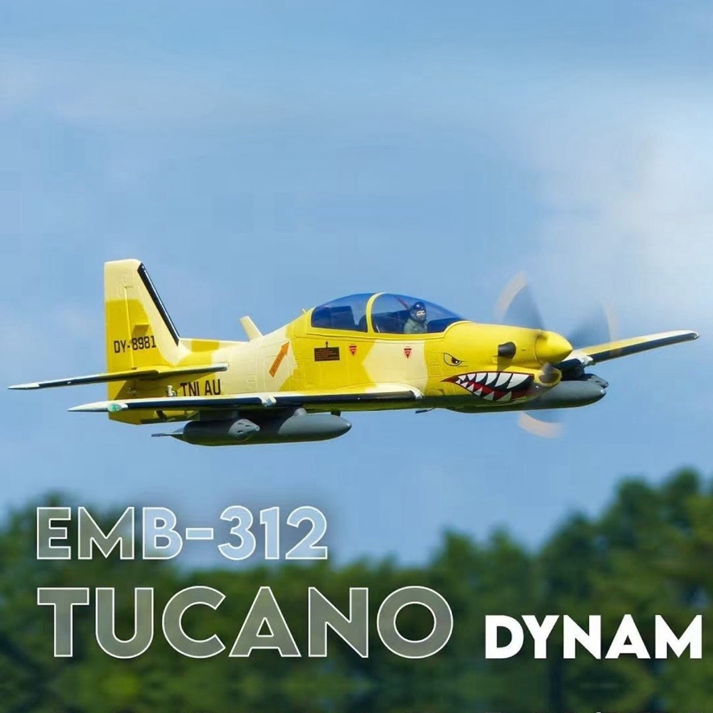 🇹🇭New Release! Dynam EMB-312 Tucano 4S 1300 w/ Flaps