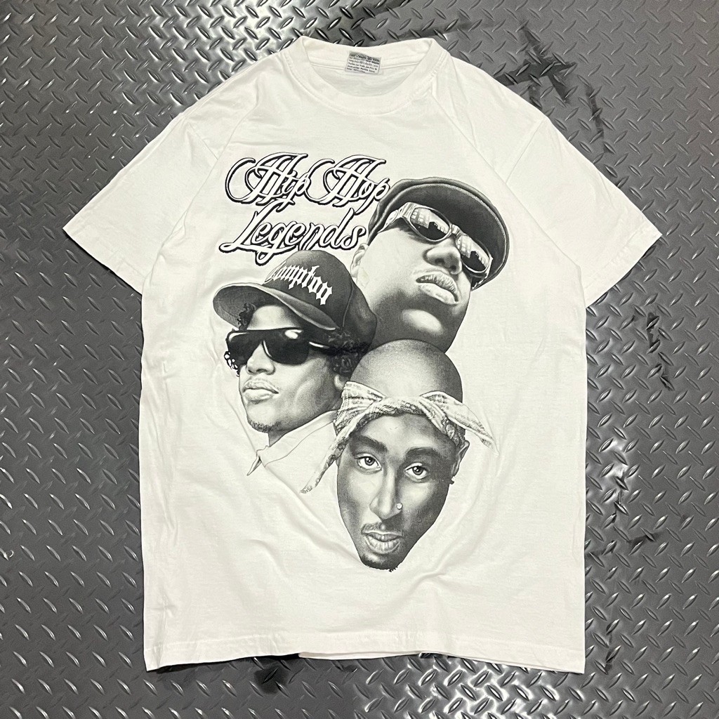 Vintage Hip-Hop Legends Tupac Biggie Eazy E Flying Horses T-Shirt