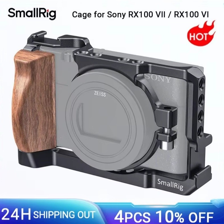 SmallRig Vlog กล้องสําหรับ Sony RX100 VI และ RX100 VII, เหมาะกับ DSC-RX100 M6 และ DSC-RX100 M7 กล้อง