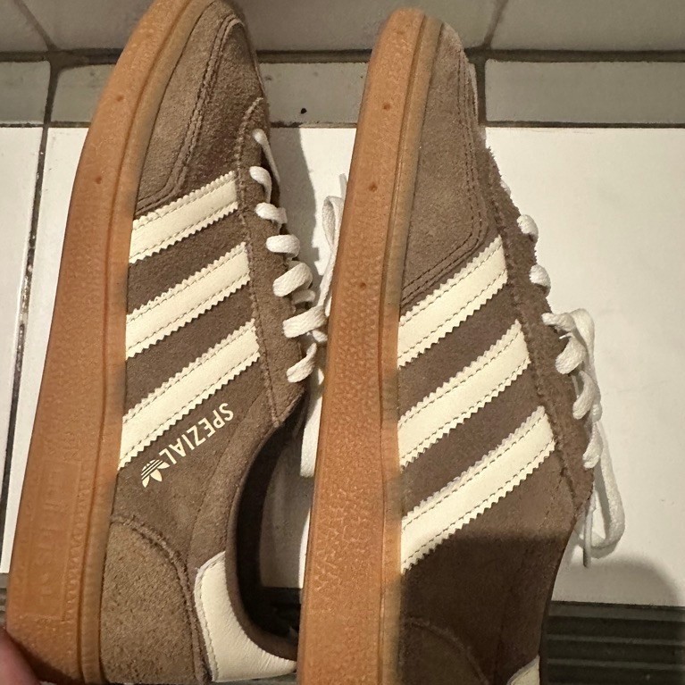 adidas size เท้า 23.00 CM Handball Spezial Shoes Unisex Brown IF6490
