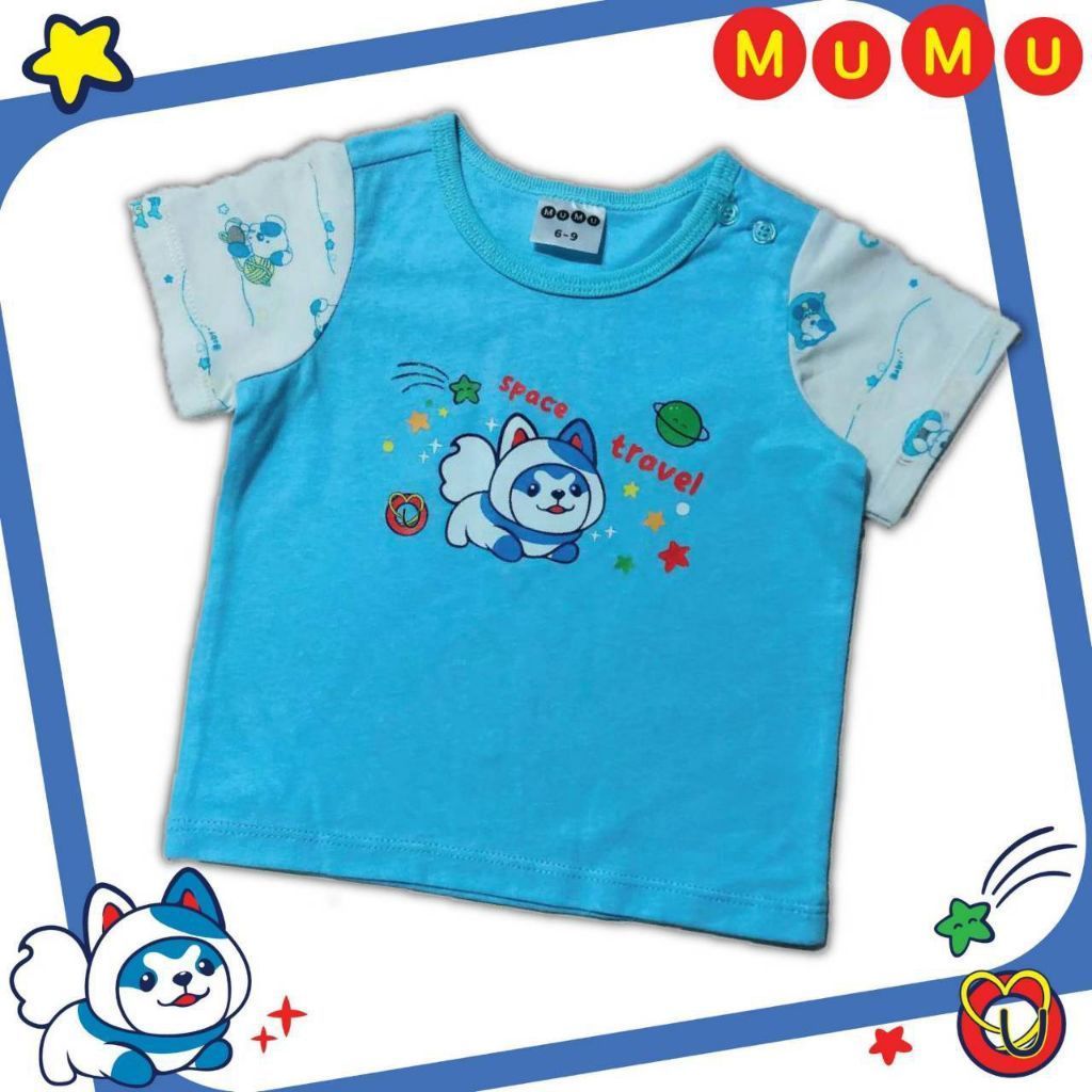 ปอมๆ เสื้อเด็กอ่อน เสื้อเด็กเล็กลายทาง ลายริ้ว3-6,6-12 cotton100%