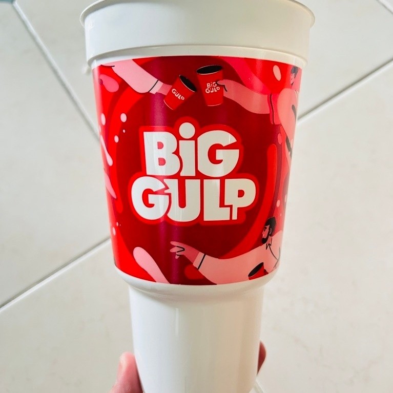 7-11 แก้ว BIG GULP แก้วเปล่า ขนาด 32 Ozs. 7 Eleven แก้วมือสอง
