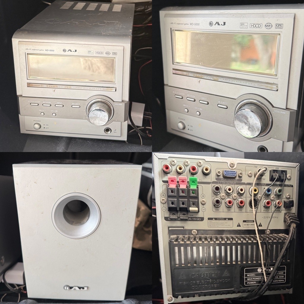 ชุดเครื่องเสียง AJ Mini Component System รุ่น MD-5000 ระบบเสียง 5.1💯