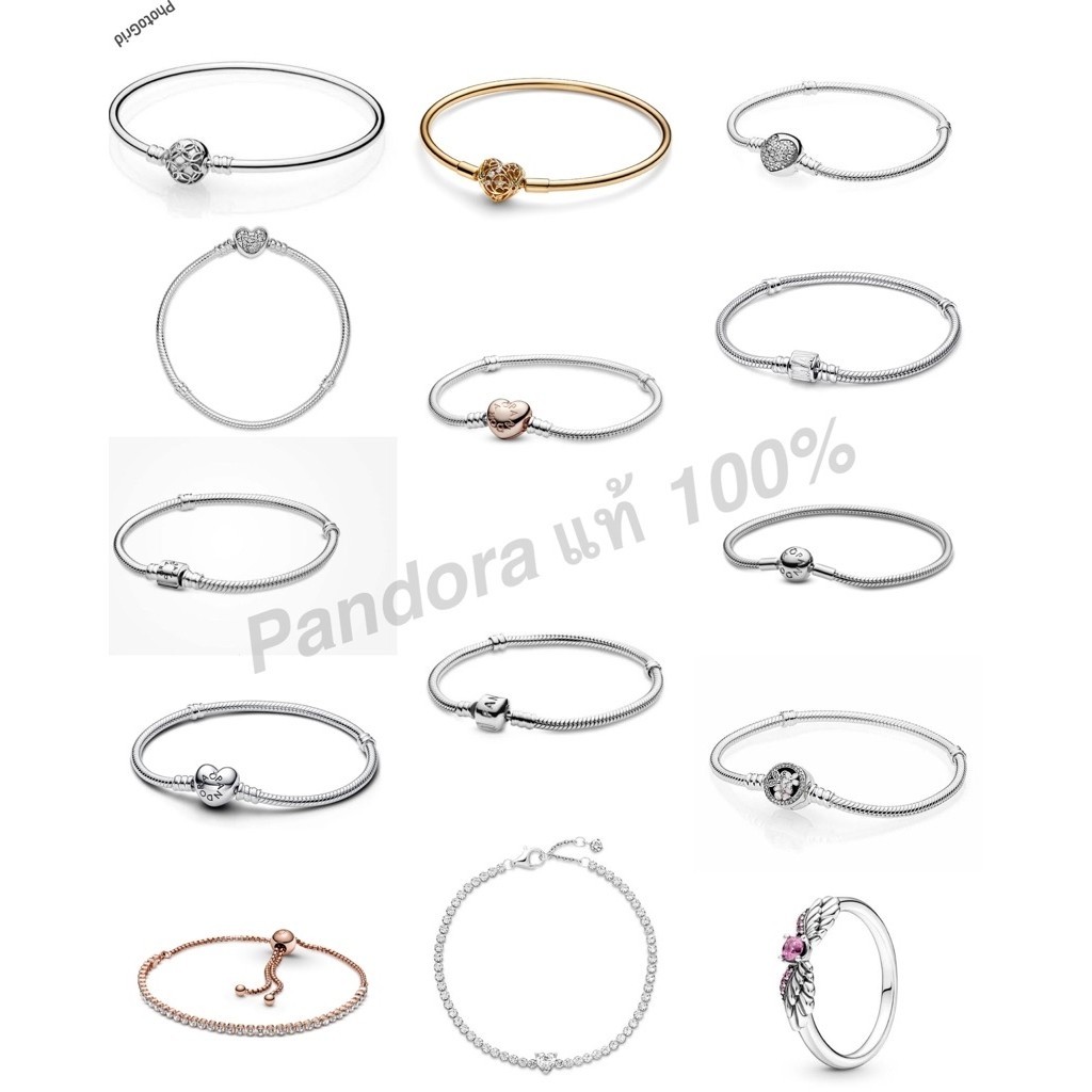 Pandora กำไล,แหวน แท้💯พร้อมกล่อง/ถุง