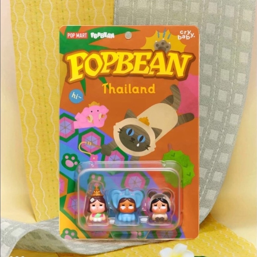 (🇹🇭พร้อมส่ง ในไทย) POPBEAN Cry Baby Thailand Limited (Set)