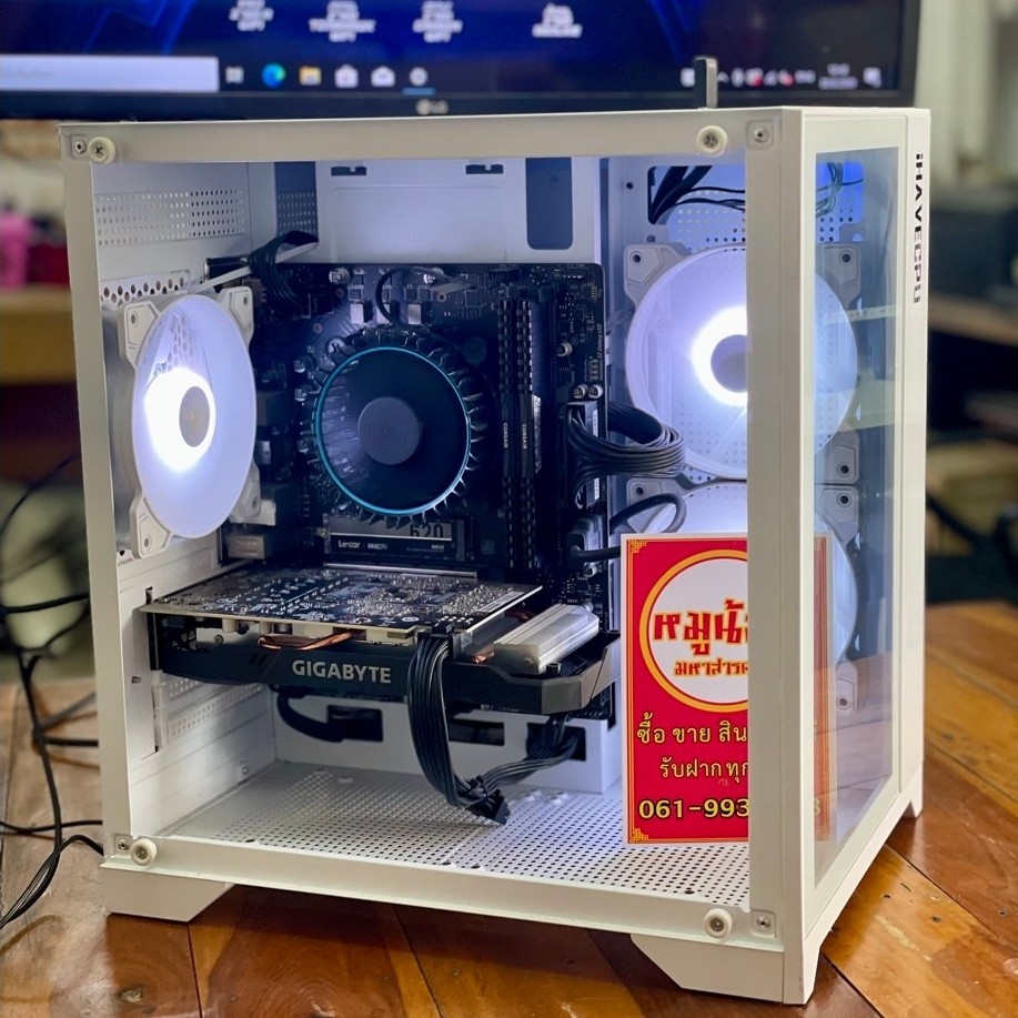 คอมพิวเตอร์เซ็ต i3 gen 12 การ์ดจอ GTX1650 4GB.