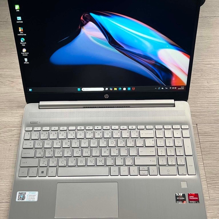 โน๊ตบุ๊คมือสอง HP Ryzen 5 5500U