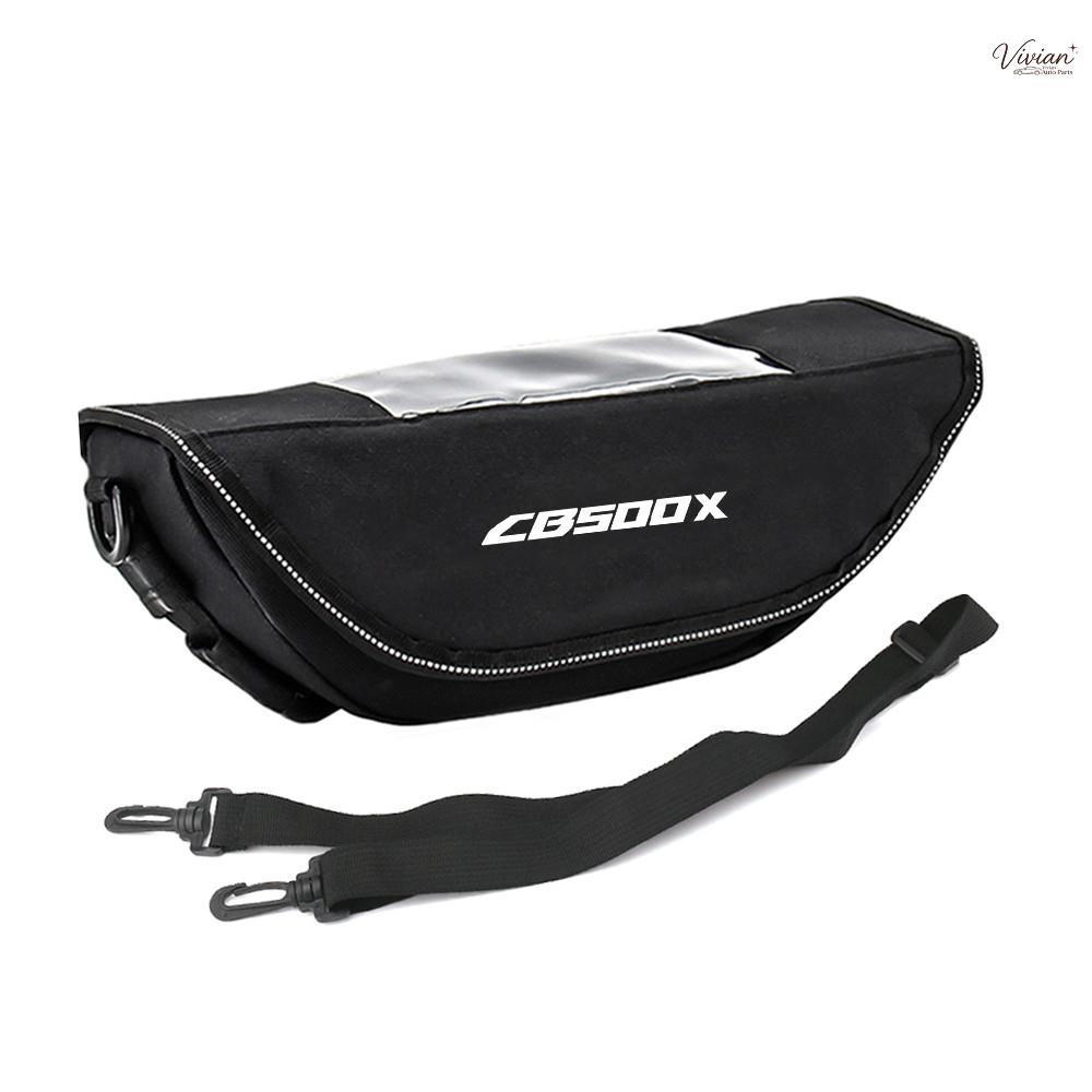 สําหรับ Honda CB CB500f CB500X CB 500F 500X CB500f CB500 500 กระเป๋าแฮนด์กันน้ํา moto รถจักรยานยนต์อ