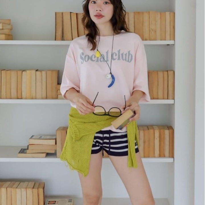 Glamclothes Social T-Shirt เสื้อยืดโอเวอร์ไซส์