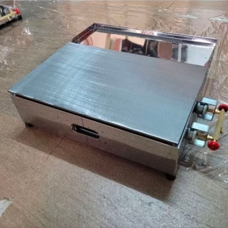 เตาขนมบ้าบิ่น,ขนมโตเกียว15"×24"นิ้วพร้อมถาดวางขนม,เครป,ขนมเบื้อง2ท่อระบบแก็สมาตราฐาน,ทำขนมปังปิ้งเนยกระเทียม