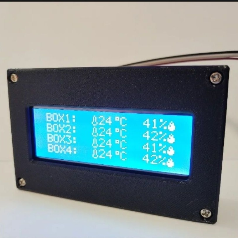 LCD2004  , LCD20x4  caseสำหรับหน้าจอ lcd 2004 3d พิมพ์