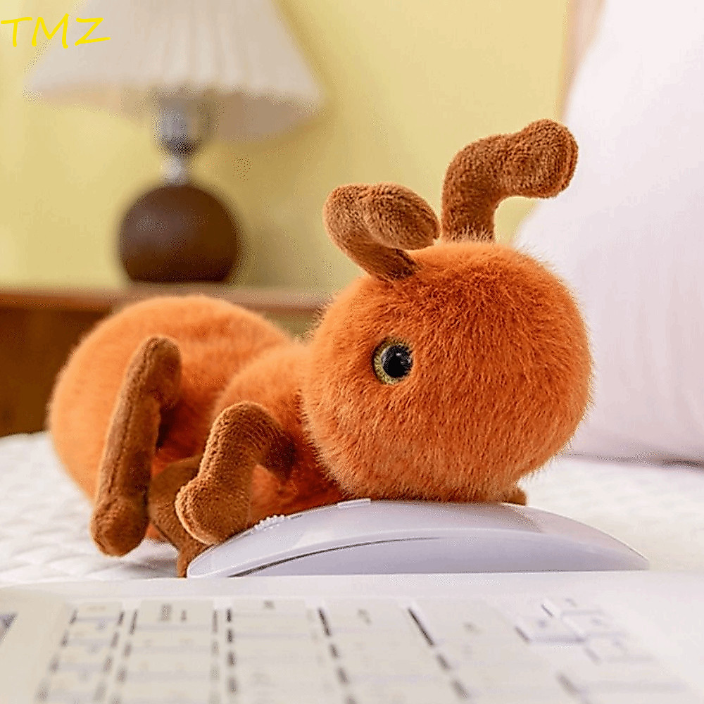 TMZ14968 Lilttle Ant ของเล่นตุ๊กตา,ตุ๊กตาสัตว์ 20 ซม.ของเล่นตุ๊กตา,ตุ๊กตา Kitty Kawaii เหมือนจริง PP Cotton Ant ตุ๊กตาวันเกิดคริสต์มาส