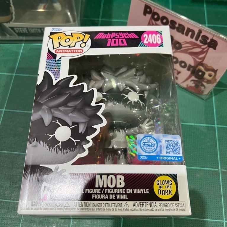 ✅พร้อมส่ง Funko Pop! Mob Psycho 100 - Mob No.2406 Glow in the dark (Exclusive)