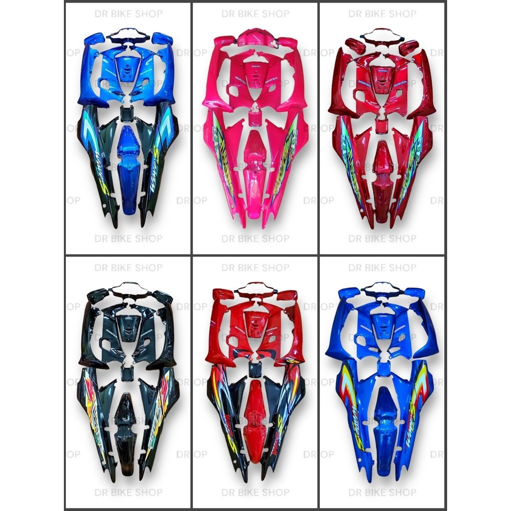 ชุดสี Wave100ตัวเก่า เวฟ100 เวฟ100s เวฟ110 ตัวเก่า ราคาถูก มีเก็บเงินปลายทาง มีประกันสินค้า