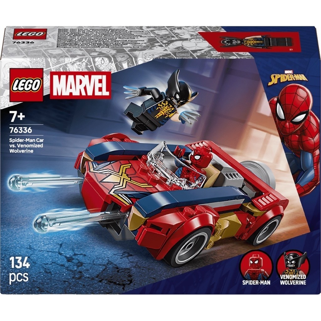 LEGO Super Heroes 76336 Spider-Man Car vs. Venomized ของแท้ 100% มือหนึ่งกล่องสวยพร้อมส่ง