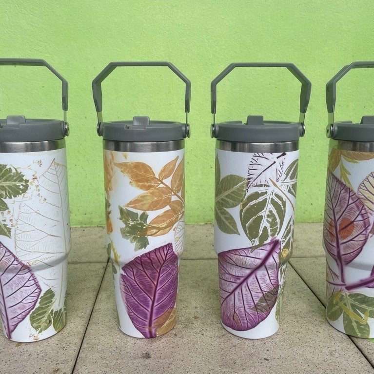 แก้วเยติลายใบไม้ 800 ml