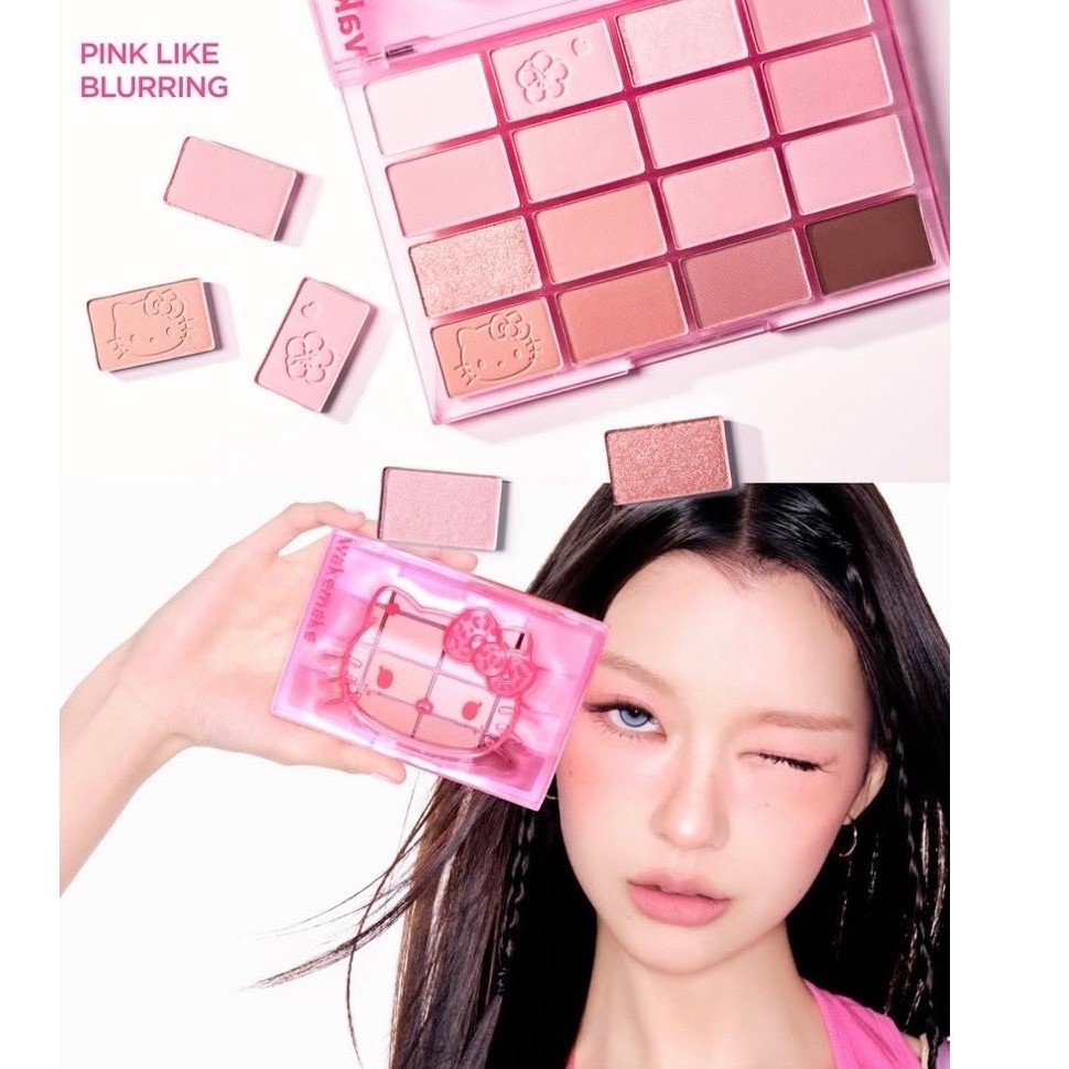 🔥Pre -oder🌈 wakemake Eye palette  x Sanrio🐆