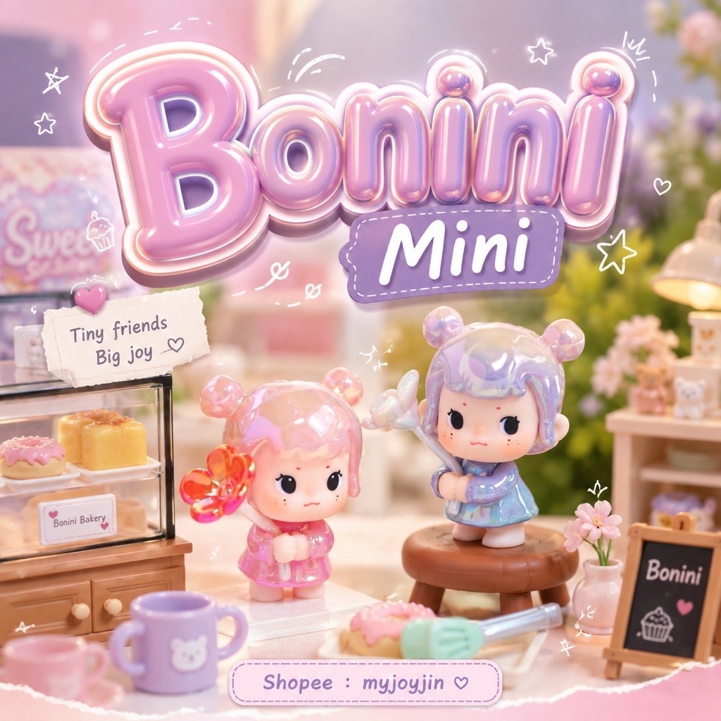 ( 💐 ; พร้อมส่งด่วนในไทย ) Bonini Mini 1 ซองมี 4 ชิ้น