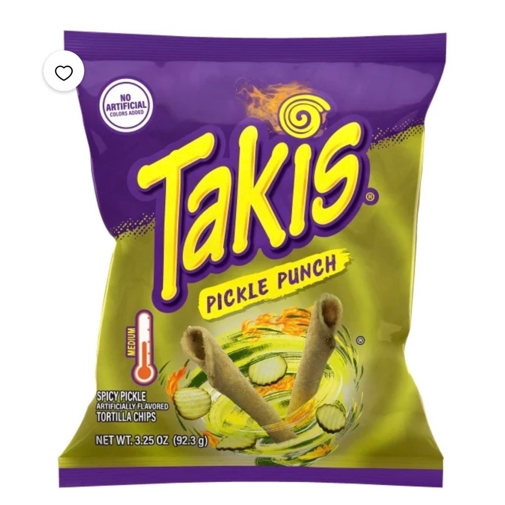 Takis Chili Lemon/Crunchy Fajitas/Blue Heat/Takis Nitro Habanero&Lime/Pix Fuego/Pickle/Jalapeno/Inte