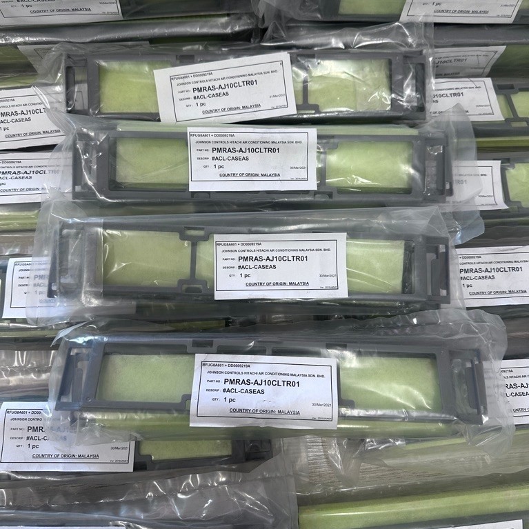 Hitachi แผ่นกรอง ฟอกอากาศ Filter กรองแอร์แผ่นกรองแอร์ PM2.5 ใช้ได้กับ Hitachi ทุกรุ่น มีกรอบ