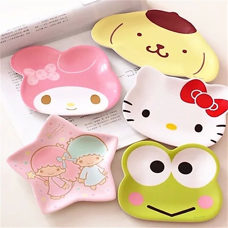จานวาของผลไม้ ลายน่ารัก