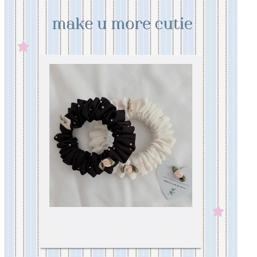 make u more cutie - mini scrunchie collection