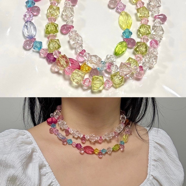Piing me Necklace | สร้อยคอลูกปัดคริสตัล 2026090510