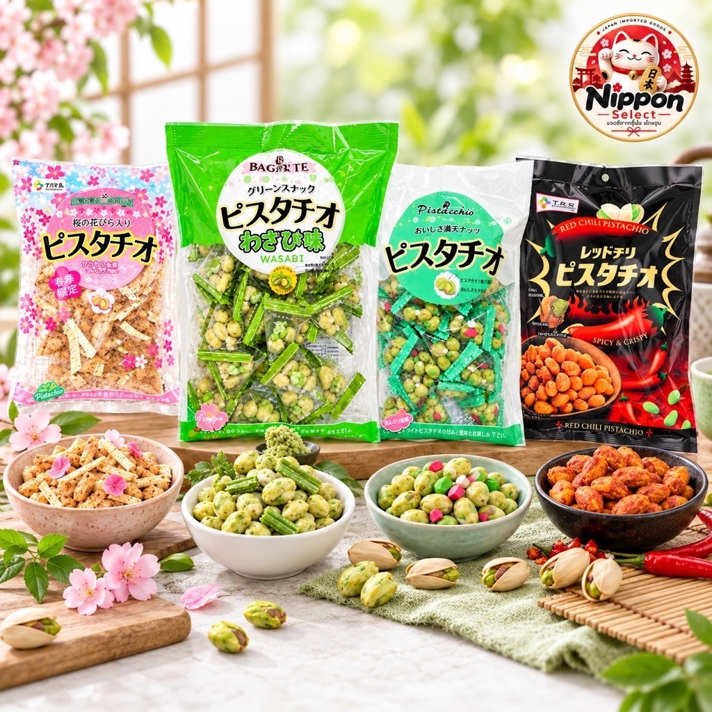 Pistachio ถั่วพิตาชิโอ้  ญี่ปุ่นของแท้จากญี่ปุ่น
