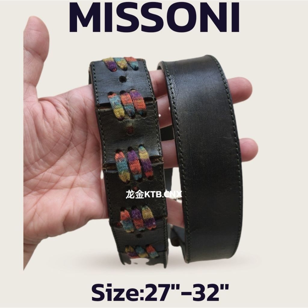 เข็มขัดMissoni vintage แต๊ญี่ปุ่นมือสอง#MTK