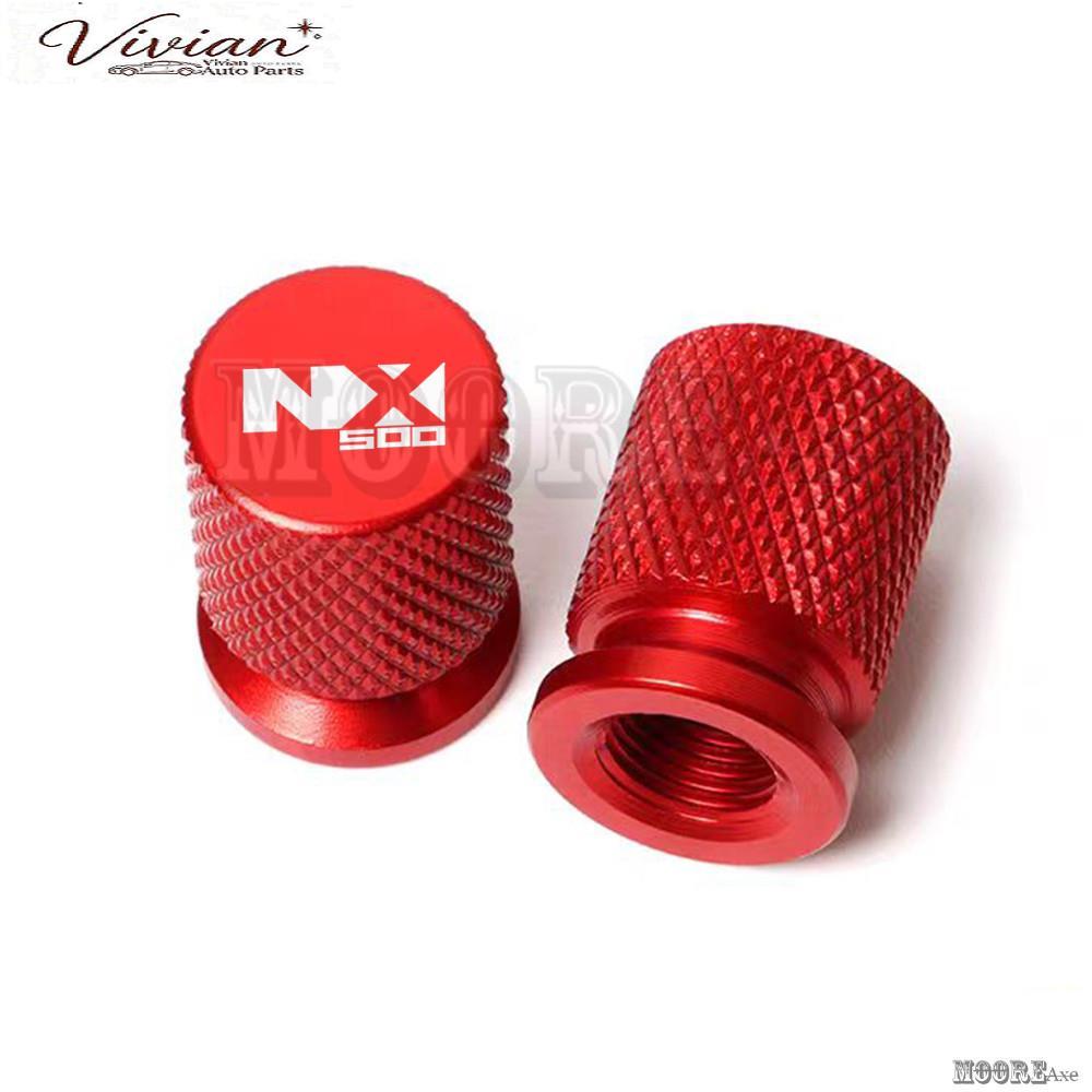 อุปกรณ์เสริมรถจักรยานยนต์สําหรับ Honda NX500 NX 500 2023 2024 ดัดแปลงครอสโอเวอร์ล้อยางวาล์ว Caps Air