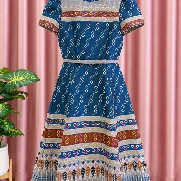 ชุดผ้าไทยลายขอ ของ gallery Kloset