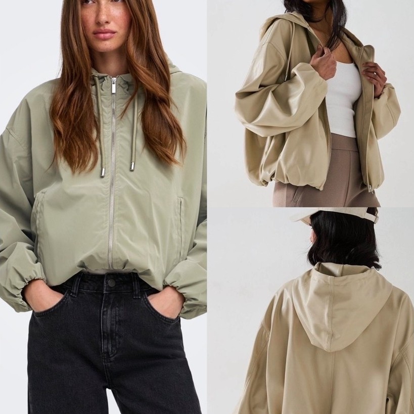 ONLY Over size Jacket เสื้อคลุมผ้าร่ม ทรงใส่หลวมๆ กันลม กันฝนได้