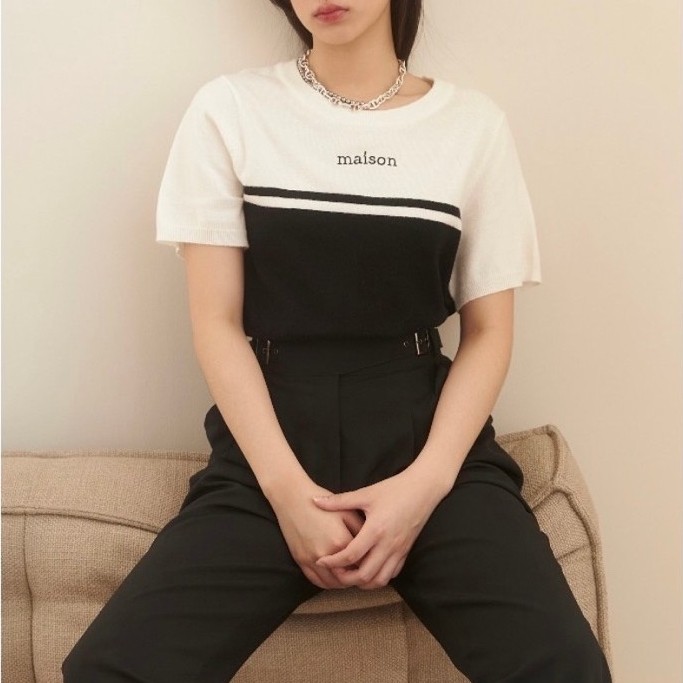 เสื้อไหมพรม maison keeps