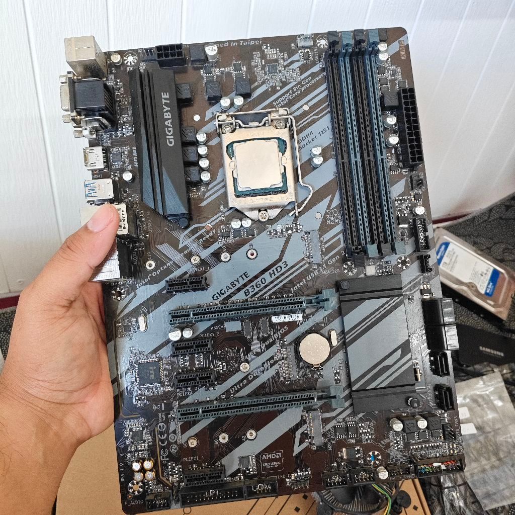 [CPU+MB] I7-8700 + GIGABYTE B360 HD3 [มือสอง]