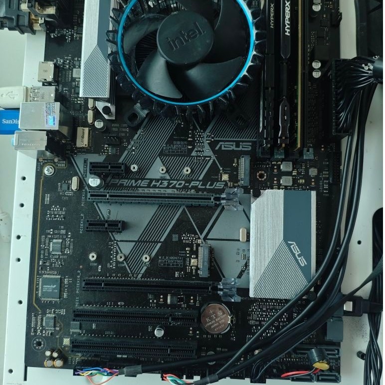 i3-9100T + z370 prime plus ใช้งานปกติ ไม่มีฝาหลัง อ่านรายละเอียดก่อนซื้อ