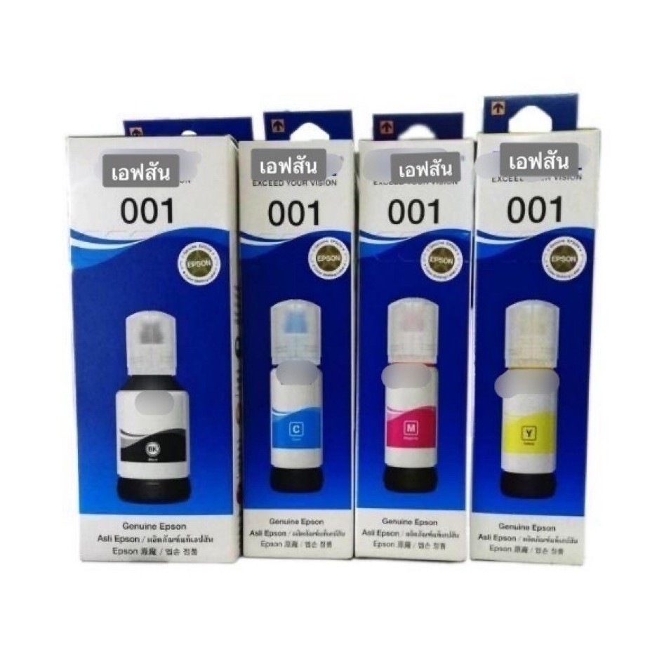 หมึกเติม เอฟสัน 001 ของแท้💯% **บรรจุกล่อง** T03Y100/T03Y200/T03Y300/T03Y400