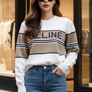 GN พร้อมส่ง เสื้อไหมพรมแขนยาว เสื้อสเวทเตอร์ แฟชั่นผู้หญิง ไหมพรมเนื้อดีผ้านิ่มใส่สบาย