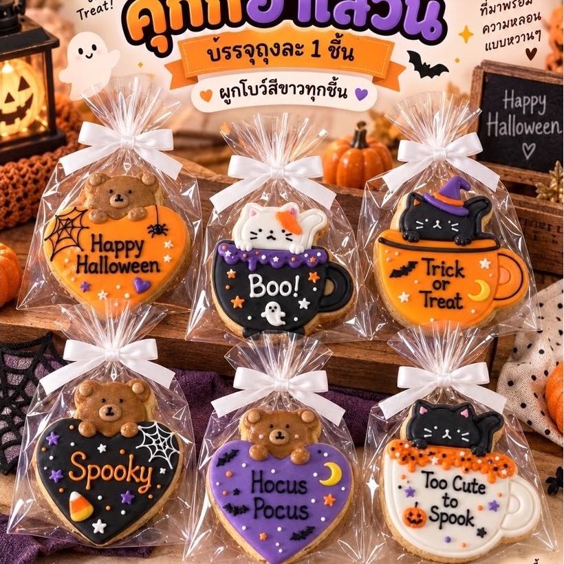 Halloween Cookies คุกกี้เนยสด