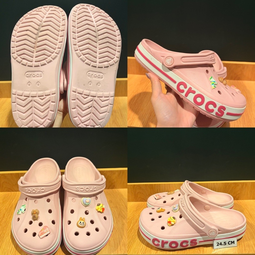 รองเท้า crocs  มือสองแท้ [M6 W8 ยาว24.5 cm]