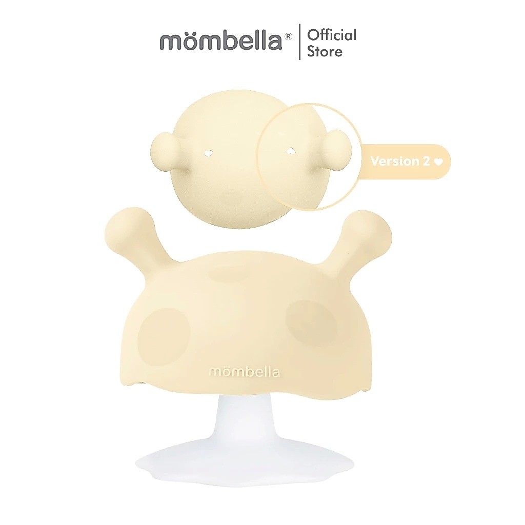 Mombella Mushroom Teether สีPastel ยางกัดเห็ด ปลอดภัยปราศจาก BPA แบรนด์อันดับ 1 จากอังกฤษ