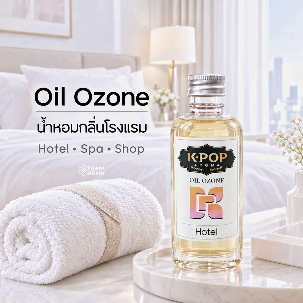 น้ำหอมระเหย oil ozone - Aroma oil  น้ำหอมอโรมา กลิ่น โรงแรม สปา   Shop Spa Hotel สำหรับเครื่องพ่นไอน